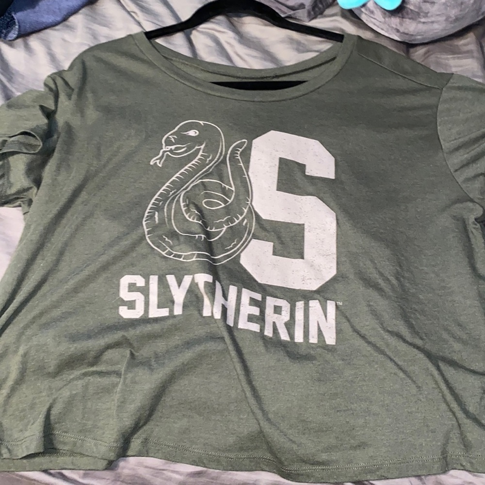 Slytherin crop top